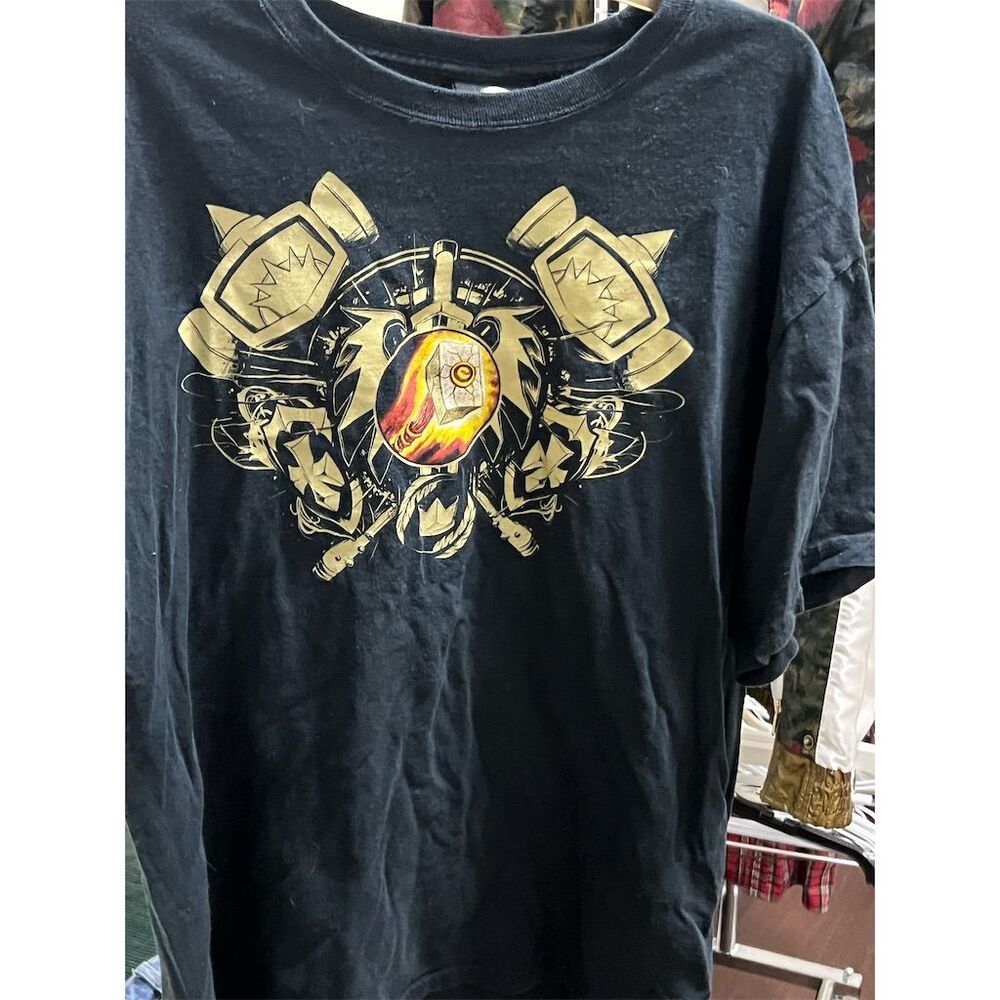 Jinx Thor Blizzard Entertainment Men's Graphic T-Shirt Black Size L